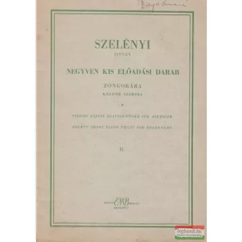 Negyven kis előadási darab zongorára - kezdők számára