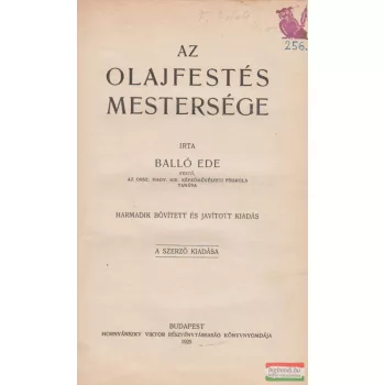 Az olajfestés mestersége