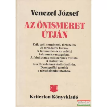 Venczel József - Az önismeret útján