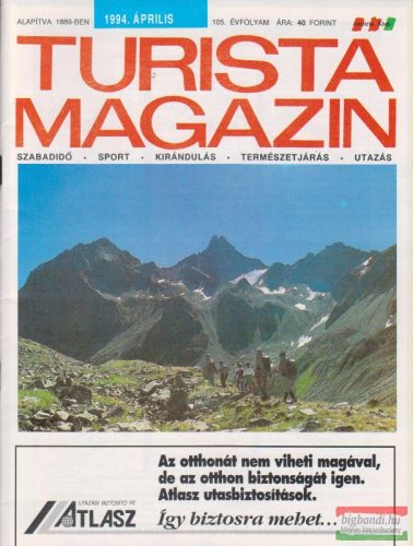 Turista magazin (55 szám) 40 Ft/darab