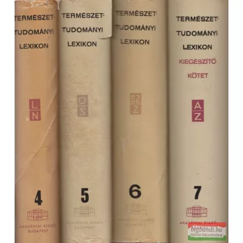   Juhász István, Káplár László, Balla József, Ádám András, Barta György – Természettudományi lexikon 1-7. kötet