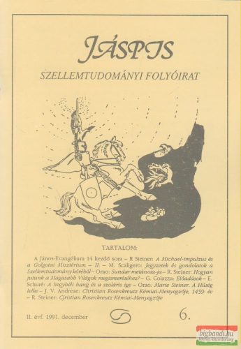 Jáspis - Szellemtudományi folyóirat 6. II. Évf. 1991 december
