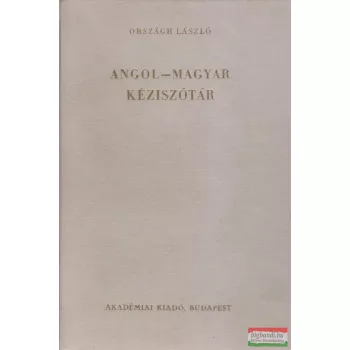 Országh László - Angol-magyar kéziszótár