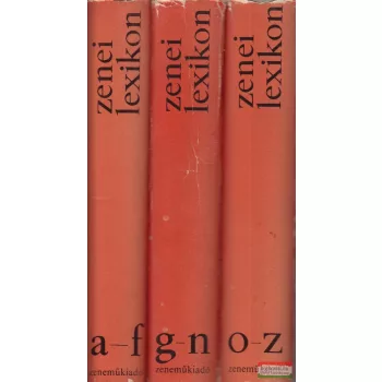 Szabolcsi Bence. Tóth Aladár - Zenei Lexikon 1-3. 