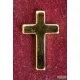 Kitűző - Kereszt, 13 mm, aranyozott