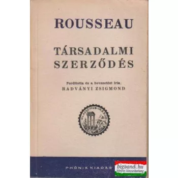 Társadalmi szerződés (felvágatlan példány) 