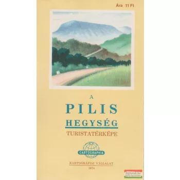 A Pilis hegység turistatérképe
