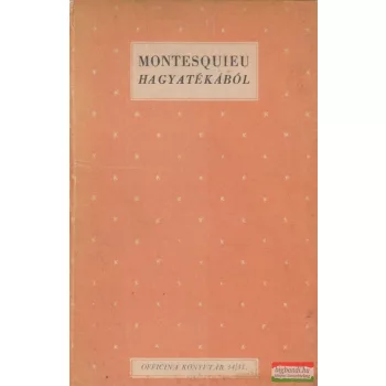Montesquieu hagyatékából
