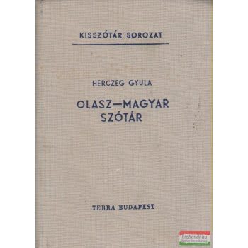 Herczeg Gyula - Olasz-magyar szótár