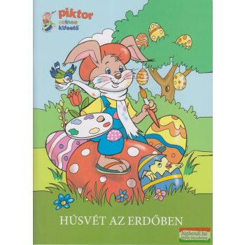  Húsvét az erdőben - Színes kifestő