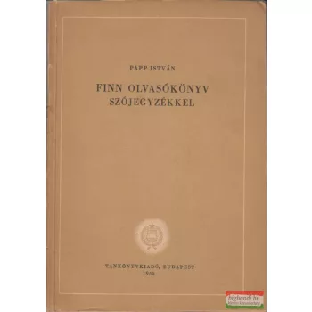 Finn olvasókönyv szójegyzékkel
