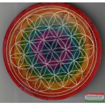 Kő füstölőtartó - Élet virága