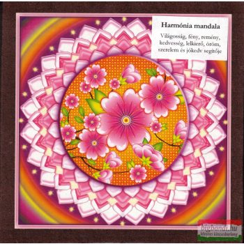 Harmónia mandala – kis falikép (18×18 cm)