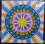 Harmónia mandala – nagy falikép (42×42 cm)