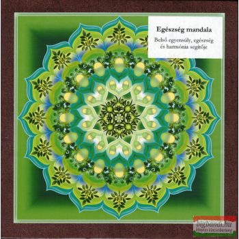 Egészség mandala – kis falikép (18×18 cm)