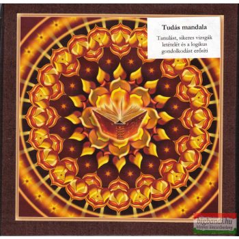 Tudás mandala – kis falikép (18×18 cm)