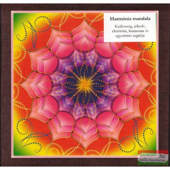 Harmónia mandala – kis falikép (18×18 cm)