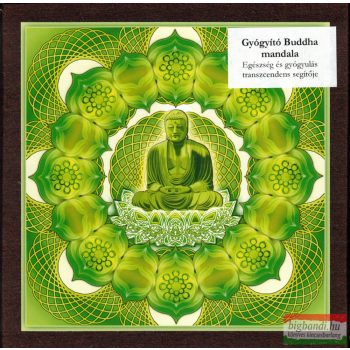 Gyógyító Buddha mandala – kis falikép (18×18 cm) 