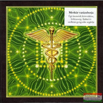 Merkúr varázsbotja mandala - kis falikép (18x18 cm)