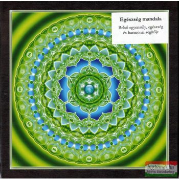 Egészség mandala – kis falikép (18×18 cm)