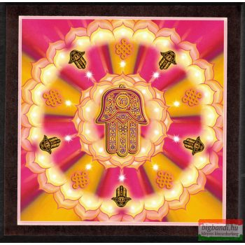 Védelmező mandala – kis falikép (18×18 cm)