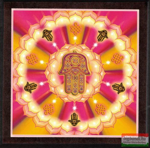 Védelmező mandala – kis falikép (18×18 cm)