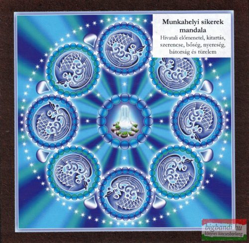 Munkahelyi sikerek mandala - kis falikép (18x18 cm)