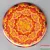 Szerelem mandala – fém hűtőmágnes (Ø 6cm) kör forma