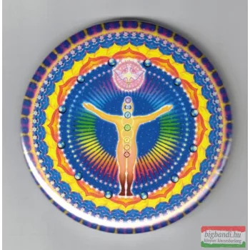   Unio Mystica mandala – fém hűtőmágnes (Ø 6cm) kör forma