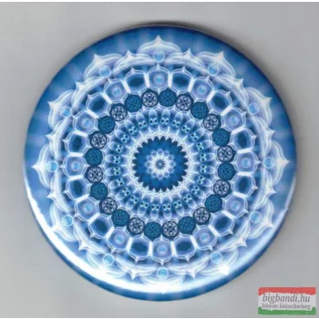 Karrier mandala – fém hűtőmágnes (Ø 6cm) kör forma