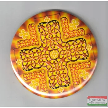   Oltalmazó mandala – fém hűtőmágnes (Ø 6cm) kör forma