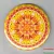 Életöröm mandala – fém hűtőmágnes (Ø 6cm) kör forma