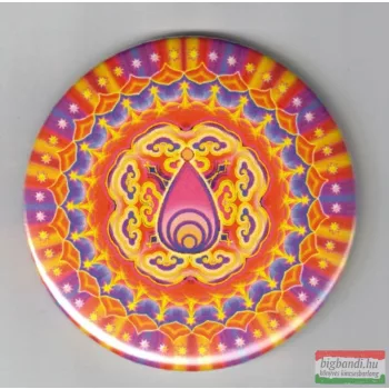   Helyes döntés mandala – fém hűtőmágnes (Ø 6cm) kör forma