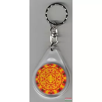 Szerelem mandala – kulcstartó (Ø 4 cm)