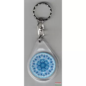 Barátság mandala – kulcstartó (Ø 4 cm)
