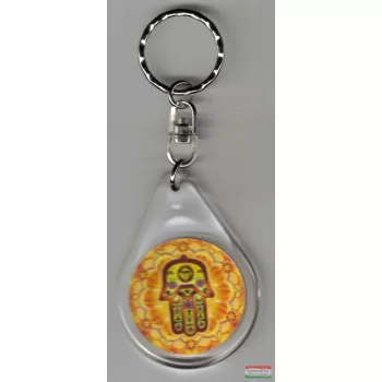 Védelmező mandala – kulcstartó (Ø 4 cm)