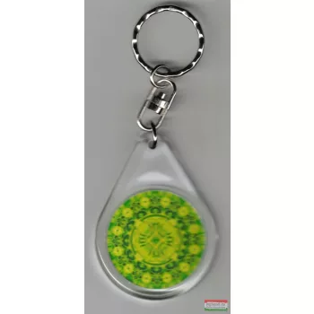   Egészség megőrzés és harmónia mandala – kulcstartó (Ø 4 cm)