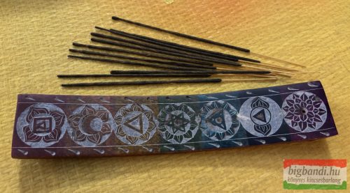 7 csakrás kő füstölőtartó