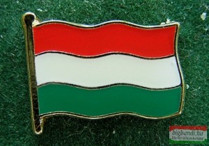 Kitűző - Magyar zászló, 20 mm