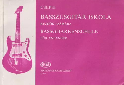 Csepei Tibor - Basszusgitár iskola kezdők számára