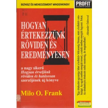 Hogyan értekezzünk röviden és eredményesen