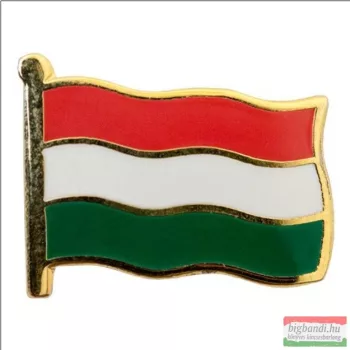 Kitűző - Magyar zászló, 14 mm