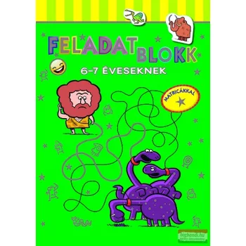Feladatblokk 6-7 éveseknek, matricákkal