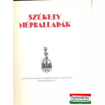 Székely népballadák