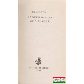 Az öreg halász és a tenger