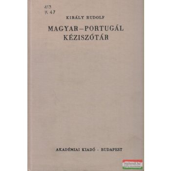 Király Rudolf - Magyar-portugál kéziszótár