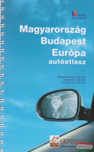 Magyarország - Budapest - Európa autóatlasz
