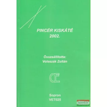 Voleszák Zoltán szerk. - Pincér kiskáté 2002