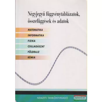   Négyjegyű függvénytáblázatok, összefüggések és adatok