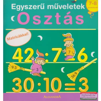 Osztás 7-8 éveseknek - Matricákkal